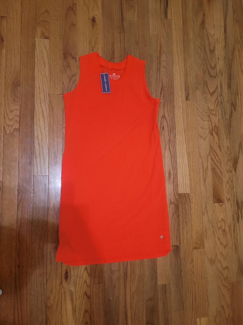 Simply Southern/Southern Tide Orange Sleeveless Dress